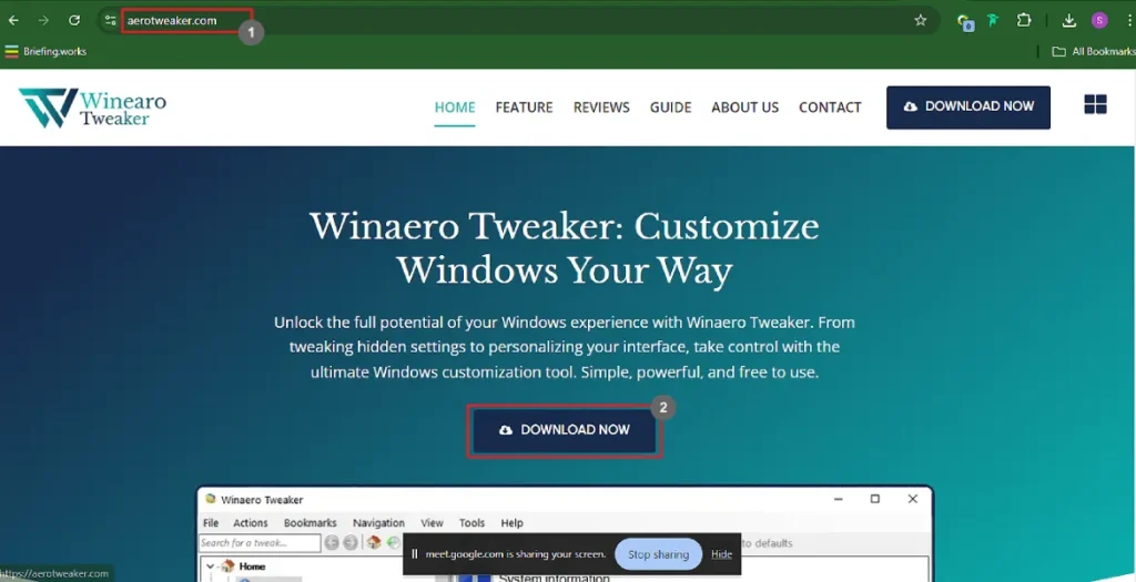 Winaeri Tweaker Download Way