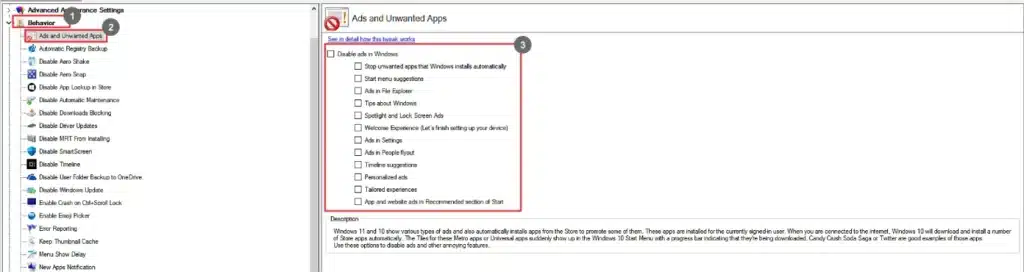Winaero Tweaker Ads and Unwanted Apps