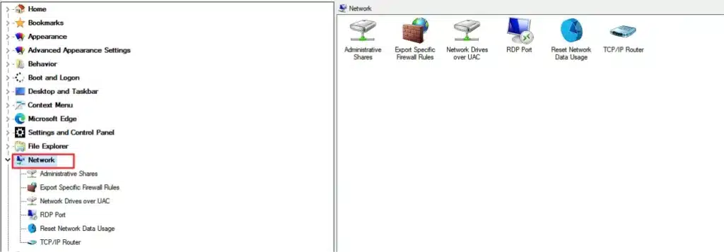 Winaero Tweaker Network