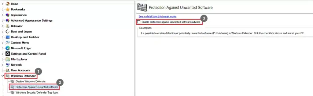 Winaero Tweaker Protection Against Unwanted Software
