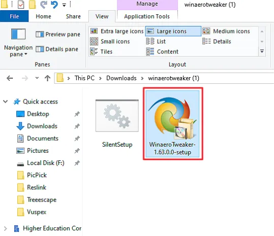 Winaero Tweaker–version-setup